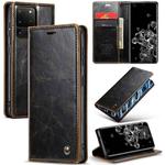 For Samsung Galaxy S20 Ultra CaseMe 003 Crazy Horse Texture Leather Phone Case(Coffee)