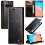 For Samsung Galaxy S10e CaseMe 003 Crazy Horse Texture Leather Phone Case(Coffee)