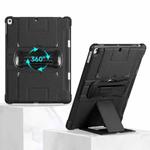 Handheld 360-degree Rotating Holder Tablet Case For iPad Air / Air 2 / Pro 9.7 / 9.7 2018 / 2017(Black)
