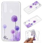 For Huawei Y7p Coloured Drawing Pattern Transparent TPU Case(Dandelion)