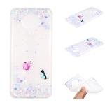 For Xiaomi Redmi K30 Pro Coloured Drawing Pattern Transparent TPU Case(Variegated Butterflies)