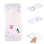 For Xiaomi Redmi Note 9 Pro Coloured Drawing Pattern Transparent TPU Case(Variegated Butterflies)