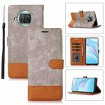 For Xiaomi Mi 10T Lite 5G Splicing Leather Phone Case(Grey)