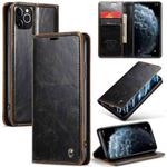 For iPhone 11 Pro CaseMe 003 Crazy Horse Texture Leather Phone Case(Coffee)