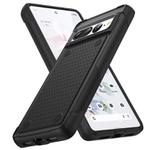 For Google Pixel 7 Pro 5G PC + TPU Shockproof Protective Phone Case(Black+Black)