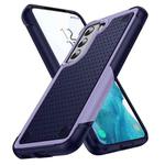 For Samsung Galaxy S22+ 5G PC + TPU Shockproof Protective Phone Case(Light Purple+Sapphire Blue)