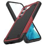 For Samsung Galaxy S23+ 5G PC + TPU Shockproof Protective Phone Case(Red+Black)