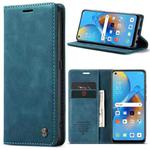 CaseMe 013 Multifunctional Horizontal Flip Leather Phone Case For OPPO F19/F19S/A74 4G/A95 4G/Reno6 Lite 4G Global(Blue)