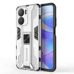 For Honor Play 40 Plus Supersonic PC + TPU Shock-proof Phone Case(Silver)