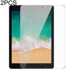 For iPad 9.7 2pcs Baseus Crystal Series 0.3mm HD Tempered Glass Screen Protector