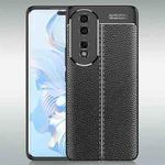 For Honor 80 Pro Litchi Texture Shockproof TPU Phone Case(Black)