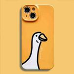 For iPhone 14 Plus Film Printing Ultra-thin All Inclusive PC Phone Case(Duck)