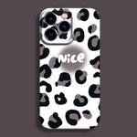 For iPhone 13 Pro Max Film Printing Ultra-thin All Inclusive PC Phone Case(Leopard Nice)