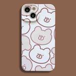 For iPhone 11 Film Printing Ultra-thin All Inclusive PC Phone Case(Bears)