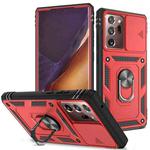 For Samsung Galaxy Note20 Ultra Sliding Camera Cover TPU + PC Phone Case(Red+Black)