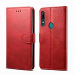 For Huawei P Smart Z GUSSIM Business Style Horizontal Flip Leather Case with Holder & Card Slots & Wallet(Red)