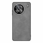 For vivo X90 Pro+ Frosted Skin Feel Phone Case(Silver Grey)
