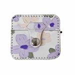 For AirPods 1/2 PU Leather Wireless Earphone Case(Oil Painting Flowers)