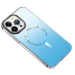 For iPhone 12 Pro Max MagSafe Gradient Phone Case(Blue)