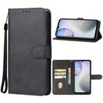 For vivo Y02 Leather Phone Case(Black)