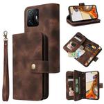 For Xiaomi 11T / 11T Pro Multifunctional Card Slot Zipper Wallet Leather Phone Case(Brown)