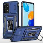 For Xiaomi Redmi Note 11 Pro Armor PC + TPU Camera Shield Phone Case(Navy Blue)