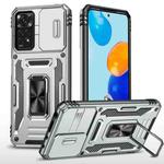 For Xiaomi Redmi Note 11 Pro Armor PC + TPU Camera Shield Phone Case(Grey)