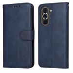 For Huawei nova 10 Classic Calf Texture Flip Leather Phone Case(Blue)