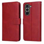 For Huawei nova 10 Classic Calf Texture Flip Leather Phone Case(Red)