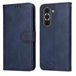 For Huawei nova 10 Pro Classic Calf Texture Flip Leather Phone Case(Blue)