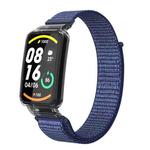For Xiaomi Mi Band 7 Pro Integrated PC Protective Case + Nylon Loop Watch Band(Midnight Blue)