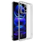 For Xiaomi Redmi Note 12 Pro+ 5G India IMAK UX-5 Series Transparent Shockproof TPU Protective Phone Case