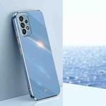 For Samsung Galaxy A23 5G XINLI Straight Edge 6D Electroplate TPU Phone Case(Celestial Blue)