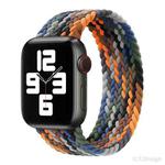 Nylon Single-turn Braided Watch Band For Apple Watch Ultra 49mm / Series 8&7 45mm / SE 2&6&SE&5&4 44mm / 3&2&1 42mm, Length:135mm(Camouflage)