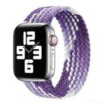 Nylon Single-turn Braided Watch Band For Apple Watch Ultra 49mm / Series 8&7 45mm / SE 2&6&SE&5&4 44mm / 3&2&1 42mm, Length:135mm(Grape Purple)