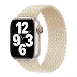 Nylon Single-turn Braided Watch Band For Apple Watch Ultra 49mm / Series 8&7 45mm / SE 2&6&SE&5&4 44mm / 3&2&1 42mm, Length:135mm(Starlight)