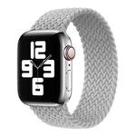 Nylon Single-turn Braided Watch Band For Apple Watch Ultra 49mm / Series 8&7 45mm / SE 2&6&SE&5&4 44mm / 3&2&1 42mm, Length:135mm(Pearl White)