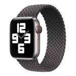 Nylon Single-turn Braided Watch Band For Apple Watch Ultra 49mm / Series 8&7 45mm / SE 2&6&SE&5&4 44mm / 3&2&1 42mm, Length:145mm(Space Grey)