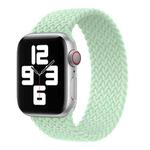 Nylon Single-turn Braided Watch Band For Apple Watch Ultra 49mm / Series 8&7 45mm / SE 2&6&SE&5&4 44mm / 3&2&1 42mm, Length:165mm(Pistachio)