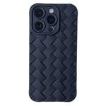 For iPhone 14 Pro Vintage Braided Texture Skin Phone Case(Black)