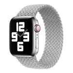 Nylon Single-turn Braided Watch Band For Apple Watch Series 8&7 41mm / SE 2&6&SE&5&4 40mm / 3&2&1 38mm, Length:135mm (Pearl White)