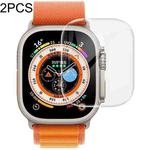 For Apple Watch Ultra 49mm 2pcs imak Curved Full Screen Hydrogel Film Front Protector