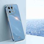 For Xiaomi 13 XINLI Straight Edge 6D Electroplate TPU Phone Case(Celestial Blue)