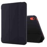 For iPad 10th Gen 10.9 2022 Tri-fold Holder Tablet Leather Case(Black)