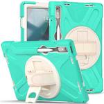 For Lenovo Tab P11 Pro Gen 2 Silicone + PC Protective Tablet Case(Mint Green)