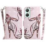 For Infinix Hot 20 5G 3D Colored Horizontal Flip Leather Phone Case(Butterfly High-heeled)