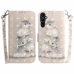 For Tecno Pova Neo 2 3D Colored Horizontal Flip Leather Phone Case(Squirrels)