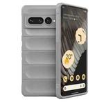 For Google Pixel 7 Pro Magic Shield TPU + Flannel Phone Case(Grey)