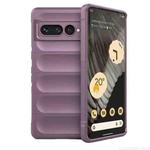 For Google Pixel 7 Pro Magic Shield TPU + Flannel Phone Case(Purple)