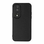 For Honor 80 Pro Carbon Fiber Texture Shockproof Phone Case(Black)